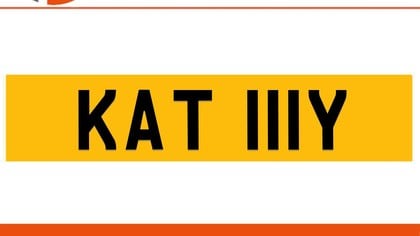 KAT 111Y KATHY Private Number Plate On DVLA Retention Ready