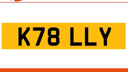 K78 LLY KELLY Private Number Plate On DVLA Retention Ready