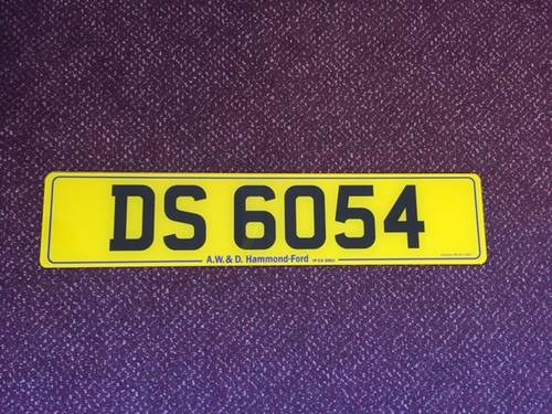 DS 6054 Private Registration For Sale by Auction