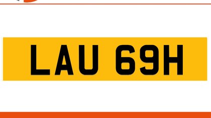 LAU 69H LAUGH Private Number Plate On DVLA Retention Ready