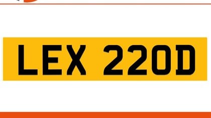 LEX 220D LEXUS Private Number Plate On DVLA Retention Ready