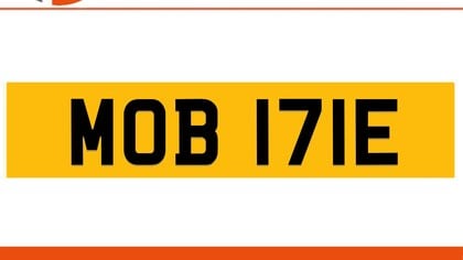 MOB 171E MOBILE Private Number Plate On DVLA Retention Ready