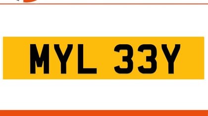 MYL 33Y MYLEY Private Number Plate On DVLA Retention Ready