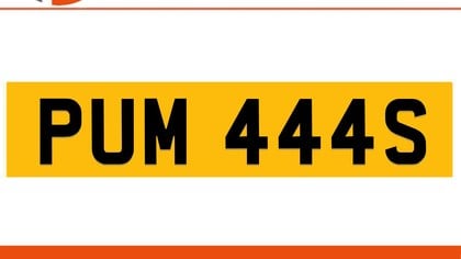 PUM 444S PUMA Private Number Plate On DVLA Retention Ready