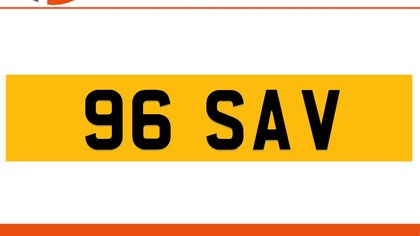 96 SAV Private Number Plate On DVLA Retention Ready To Go