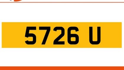 5726 U Private Number Plate On DVLA Retention Ready To Go