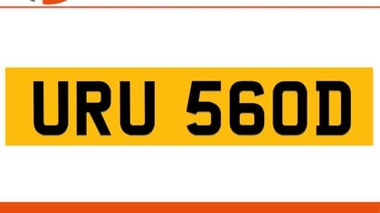 URU 560D URUS GOD Private Number Plate On DVLA