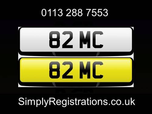 82 MC - Private Number Plate SOLD