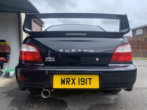 Subaru Impreza WRX plate