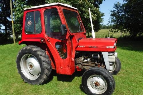 1973 2 OWNERS FROM NEW UNRESTORED VINTAGE TRACTOR CAN DELIVER SOLD