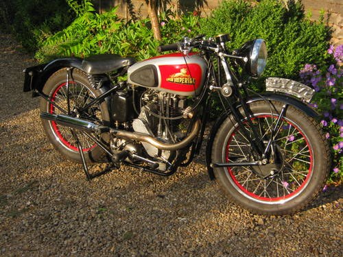 1936 new imperial model 100 clubmans not ariel bsa For Sale