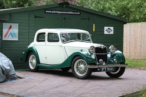 1937 Riley 12/4 Continental Touring Saloon En Venta