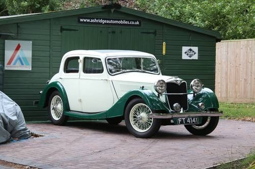 1937 Riley 12/4 Continental Touring Saloon For Sale