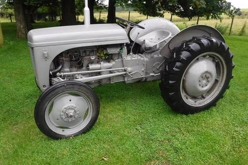 1954 GREY FERGIE VINTAGE TRACTOR ALL WORKS CAN DELIVER SEE VIDEO VENDUTO