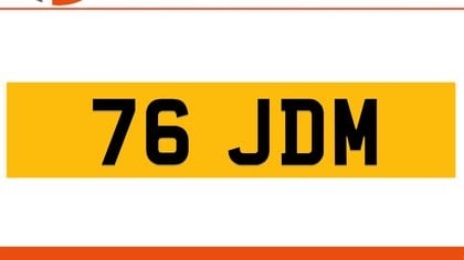 76 JDM Private Number Plate On DVLA Retention Ready To Go