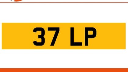 37 LP Private Number Plate On DVLA Retention Ready To Go