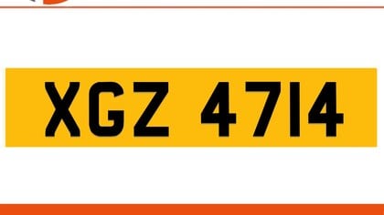 XGZ 4714 Private Number Plate On DVLA Retention Ready To Go