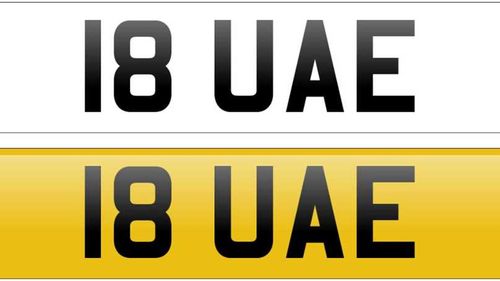 Picture of Registration Number ‘18 UAE’ - For Sale by Auction
