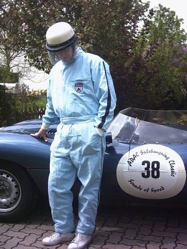 1953 Dunlop Classic Race Suit for the Goodwood revival For Sale