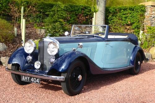 1934 Derby Bentley DH Coupé by Park Ward For Sale