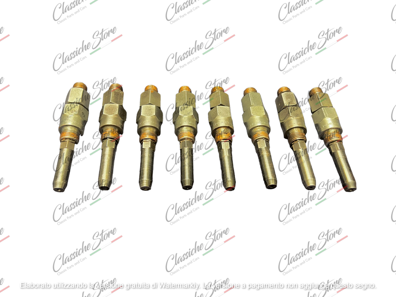 8 rebuilt Spica injectors Kit Alfa Romeo Montreal