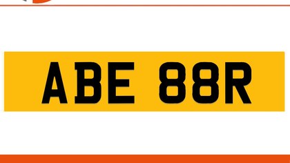 ABE 88R Private Number Plate On DVLA Retention Ready To Go