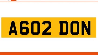 A602 DON A GORDON Private Number Plate On DVLA Retention