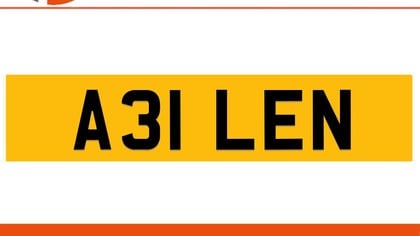A31 LEN ALLEN Private Number Plate On DVLA Retention Ready