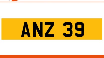 ANZ 39 ANNE Private Number Plate On DVLA Retention Ready