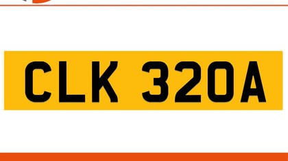 CLK 320A MERCEDES Private Number Plate On DVLA Retention