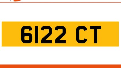6122 CT Private Number Plate On DVLA Retention Ready To Go