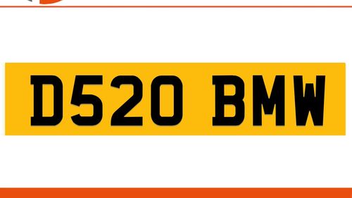 Picture of D520 BMW Private Number Plate On DVLA Retention Ready - For Sale