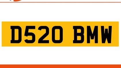 D520 BMW Private Number Plate On DVLA Retention Ready