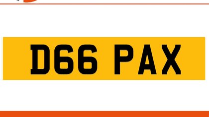 D66 PAX DEEPA Private Number Plate On DVLA Retention Ready