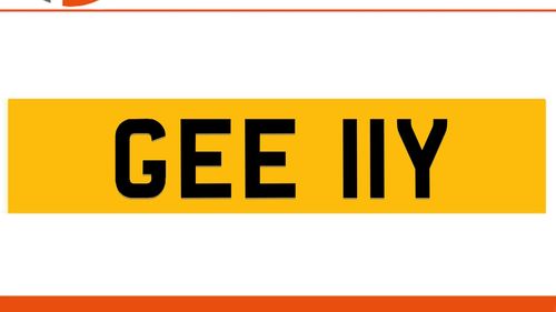 Picture of GEE 11Y Private Number Plate On DVLA Retention Ready To Go - For Sale