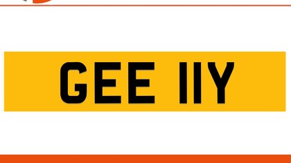 GEE 11Y Private Number Plate On DVLA Retention Ready To Go