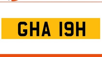GHA 19H GHAI Private Number Plate On DVLA Retention Ready