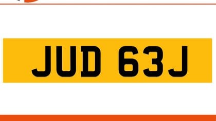 JUD 63J JUDGE Private Number Plate On DVLA Retention Ready