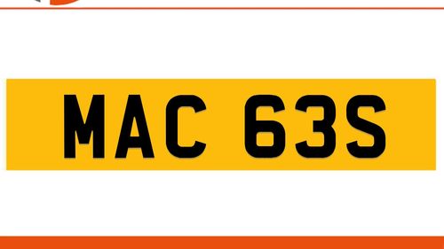 Picture of MAC 63S MACDONALD Private Number Plate On DVLA Retention - For Sale
