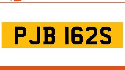PJB 162S Private Number Plate On DVLA Retention Ready To Go