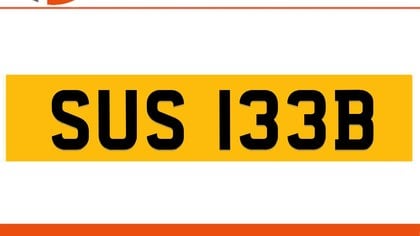 SUS 133B SUSIE B Private Number Plate On DVLA Retention