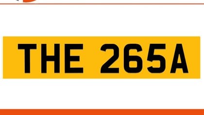 THE 265A FERRARI 265 Private Number Plate On DVLA Retention