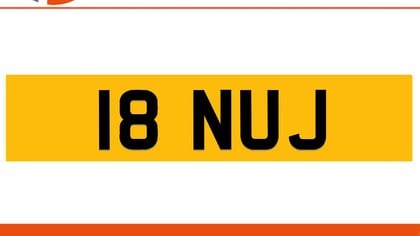 18 NUJ ANUJ Private Number Plate On DVLA Retention Ready