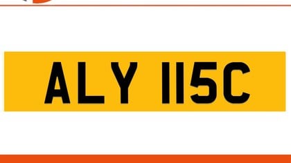 ALY 115C ALISON Private Number Plate On DVLA Retention Ready