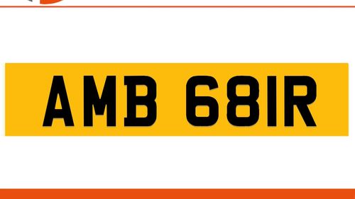 Picture of AMB 681R AMBER Private Number Plate On DVLA Retention Ready - For Sale