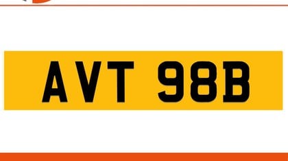 AVT 98B AVTAB Private Number Plate On DVLA Retention Ready