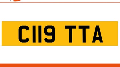 C119 TTA CHATTA Private Number Plate On DVLA Retention Ready
