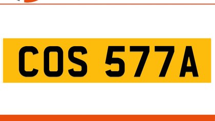 COS 577A COSTA Private Number Plate On DVLA Retention Ready
