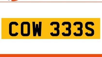 COW 333S COWES Private Number Plate On DVLA Retention Ready