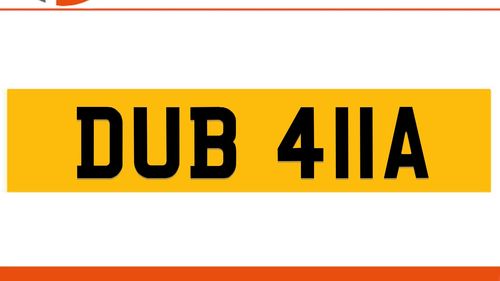 Picture of DUB 411A DUBAI Private Number Plate On DVLA Retention Ready - For Sale